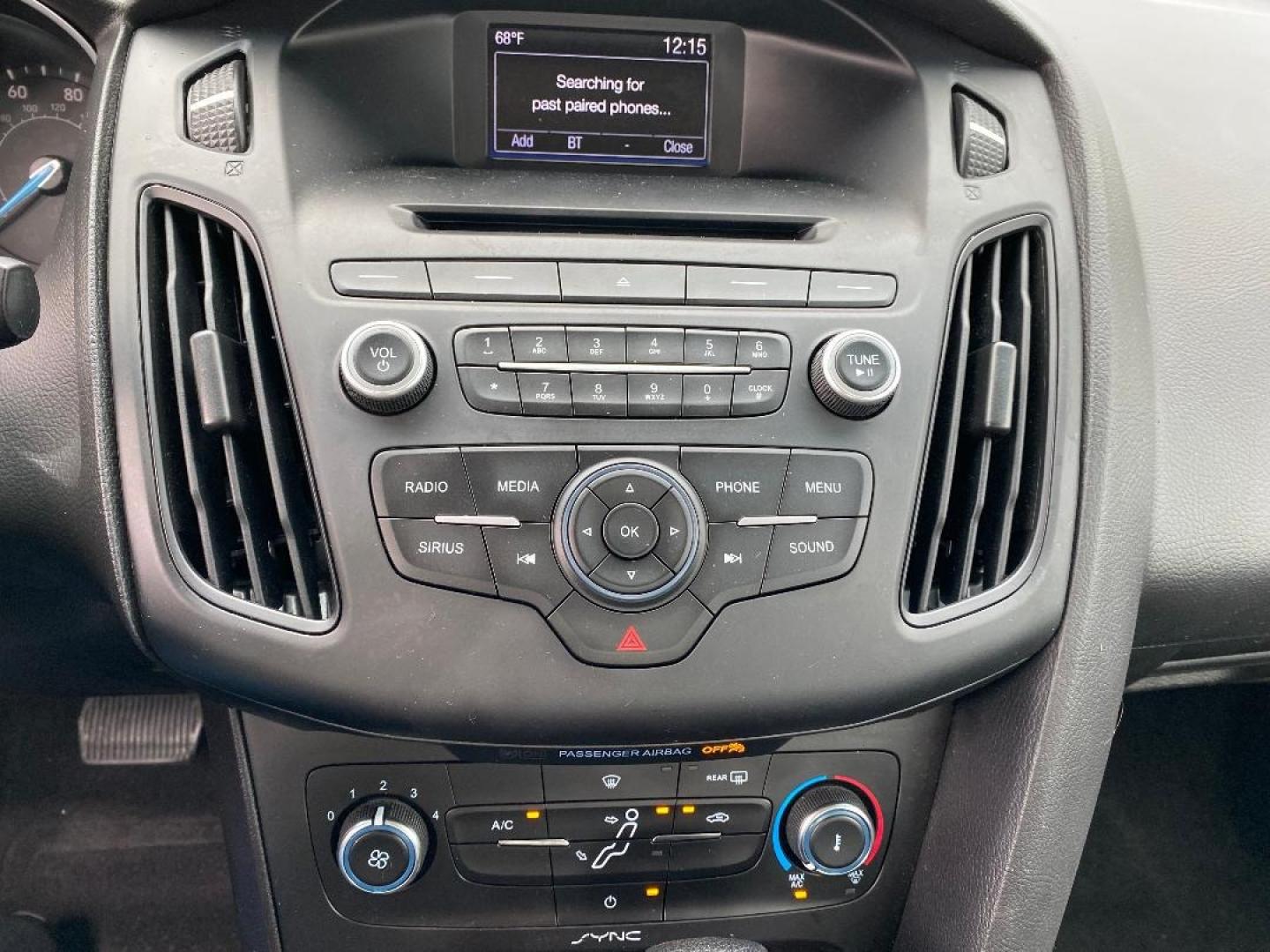 2017 Grey /Black Ford Focus (1FADP3F2XHL) , located at 1687 Business 35 S, New Braunfels, TX, 78130, (830) 625-7159, 29.655487, -98.051491 - Photo#16